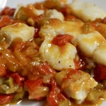 Cod ajoarriero in air fryer