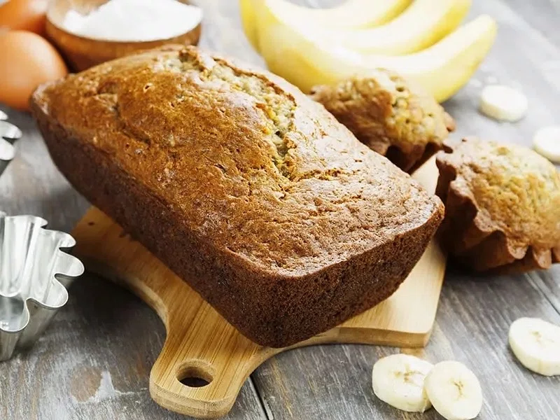 Banana cake in air fryer