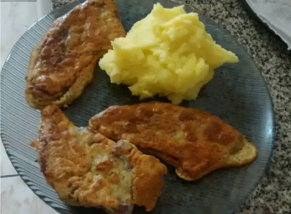 Veal escalopes in air fryer